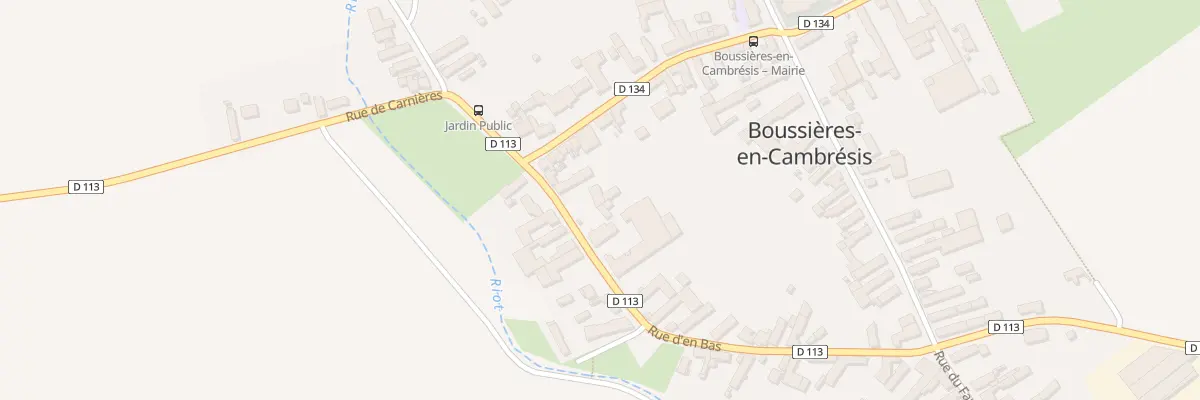 Plan du 5 Rue d’En Bas à Boussières-en-Cambrésis
