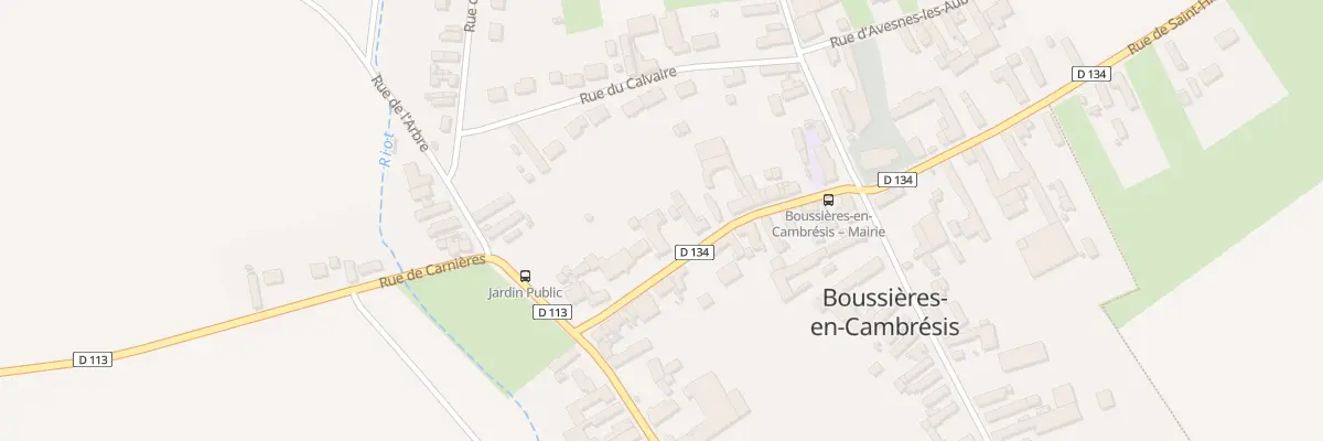 Plan du 12 Rue de l’Eglise à Boussières-en-Cambrésis