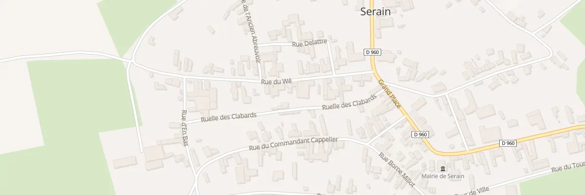 Plan du 7 Rue du Wé à Serain