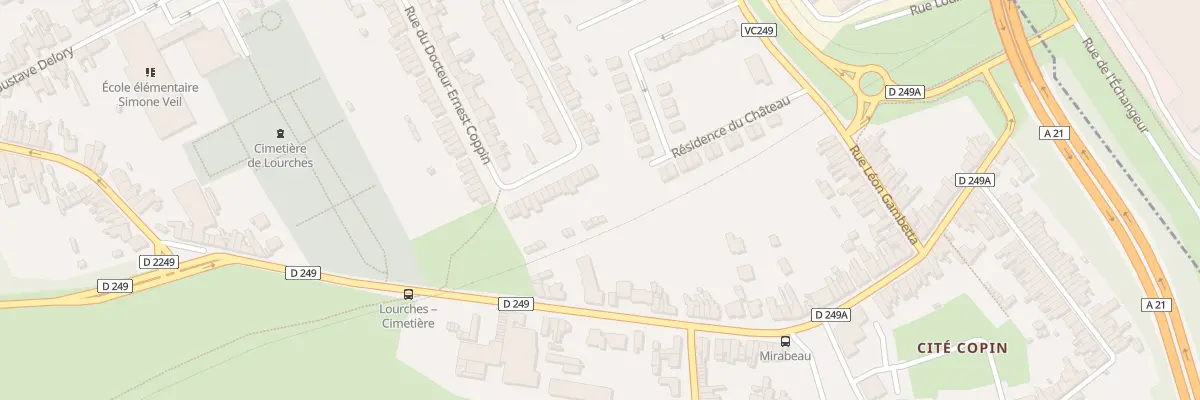 Plan du 314 Rue du Doc Ernest Coppin à Lourches
