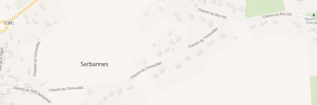 Plan du 29 Che du Trimouillet à Serbannes