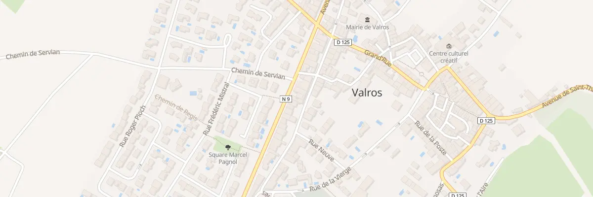 Plan du 218 Av Jean Moulin à Valros