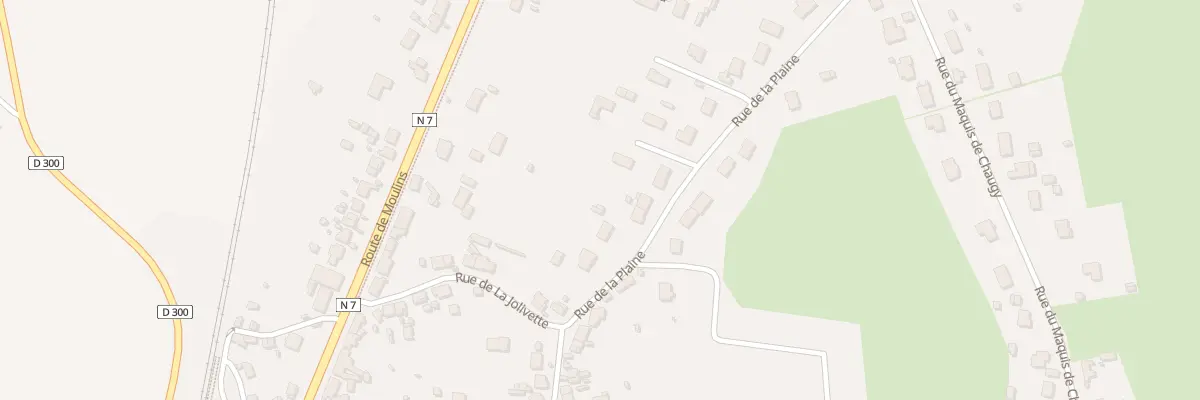 Plan du 9 Rue de la Plaine à Bessay-sur-Allier