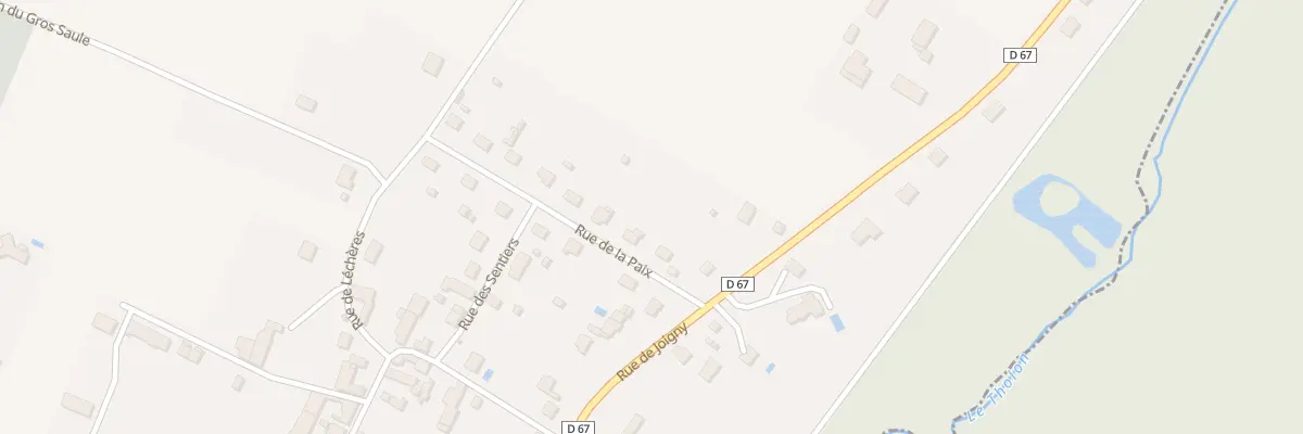 Plan du 4 Rue de la Paix à Chamvres