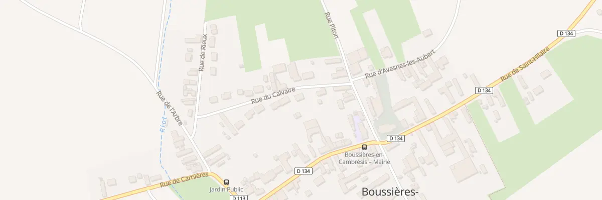 Plan du 3 Rue du Calvaire à Boussières-en-Cambrésis