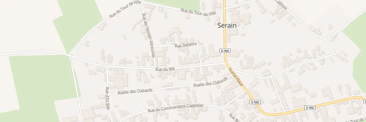 Plan du 10 Rue du Wé à Serain