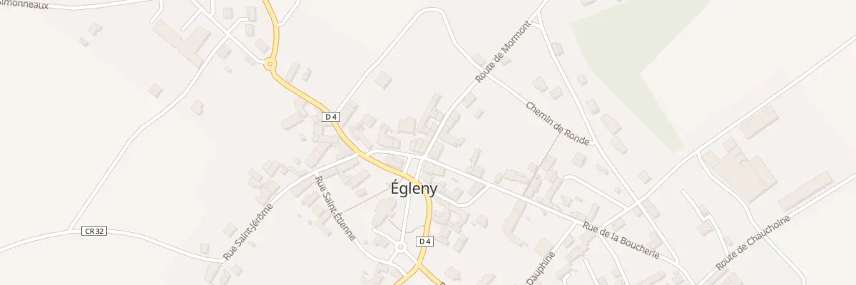 Plan du 1 Rte de Mormont à Égleny