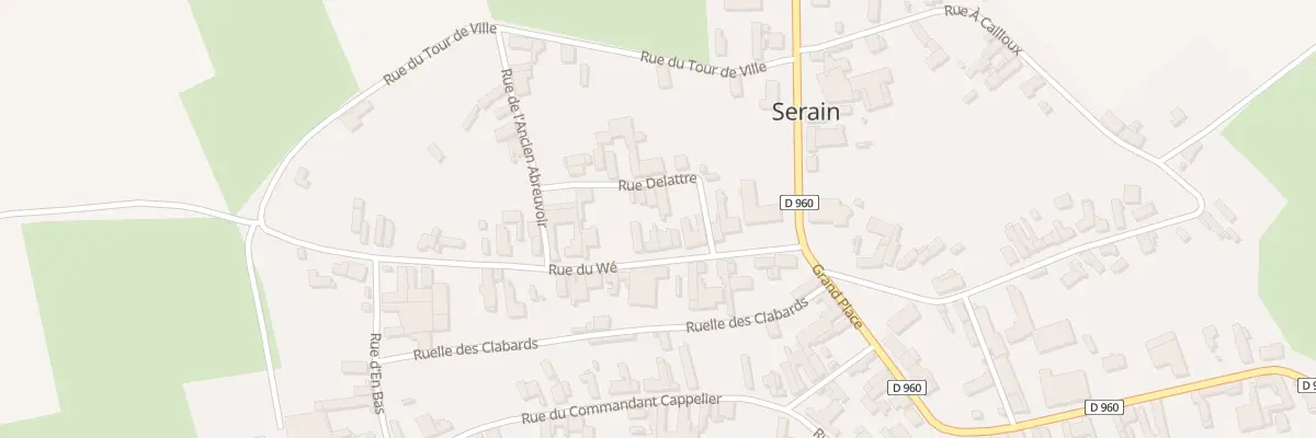 Plan du 8 Rue du Wé à Serain