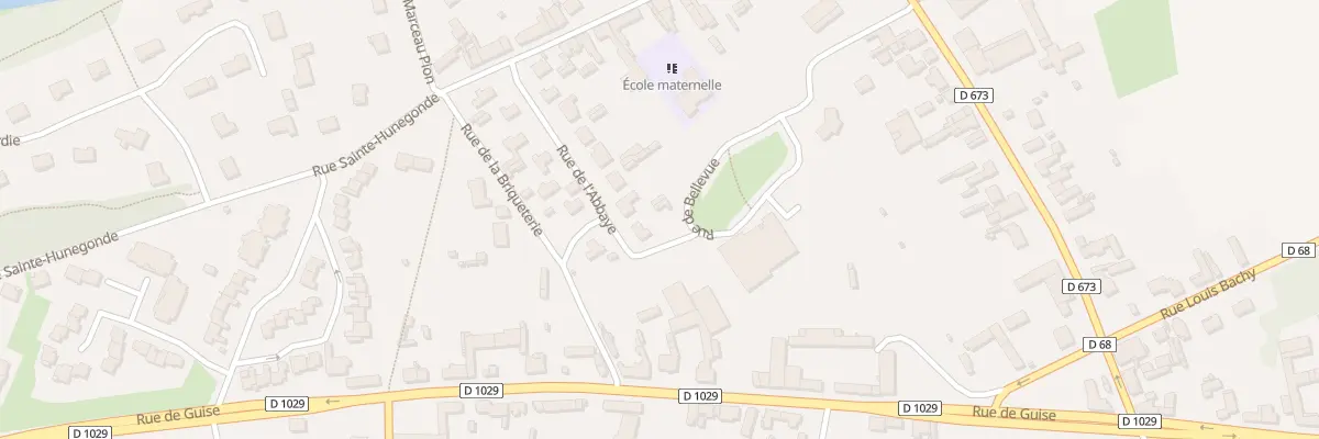 Plan du 15 Rue de l’Abbaye à Homblières