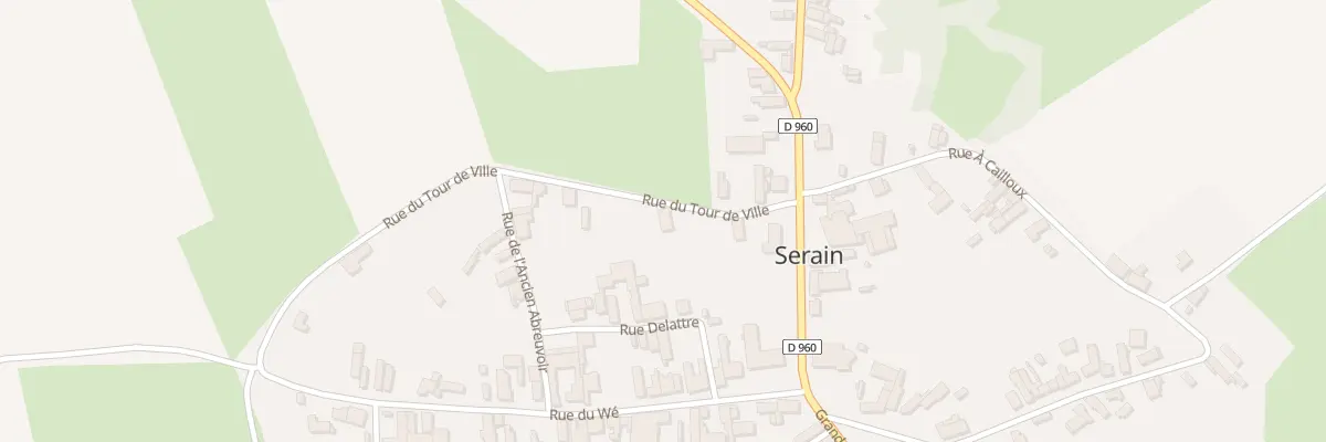 Plan du 1 Rue du Tour de Ville à Serain