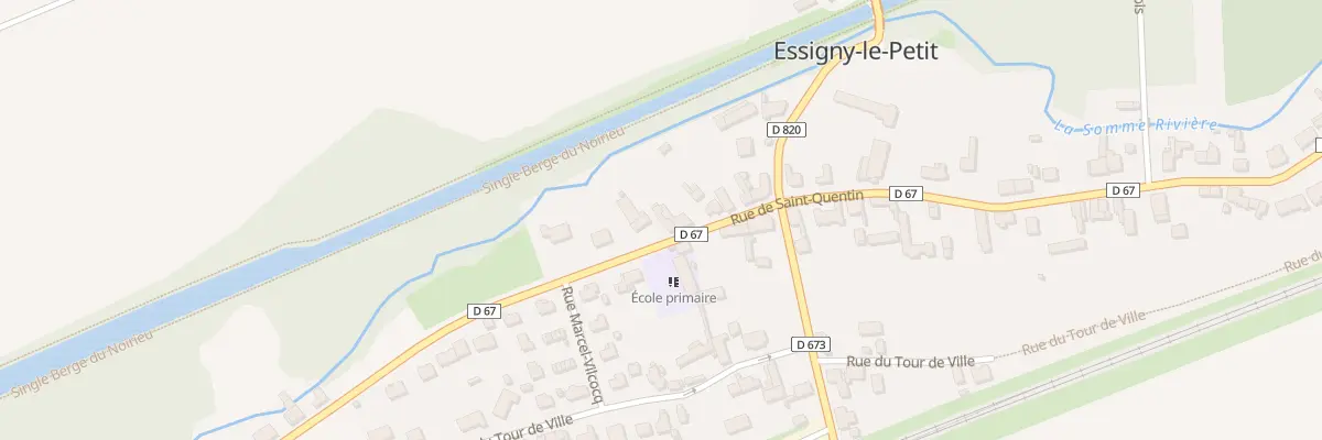 Plan du 730 Rue de St Quentin à Essigny-le-Petit