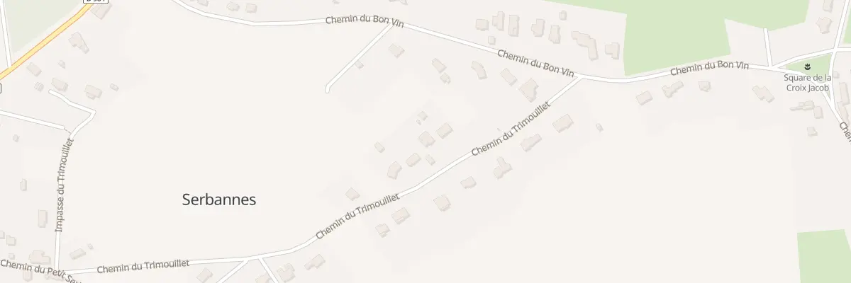 Plan du 33 Che du Trimouillet à Serbannes