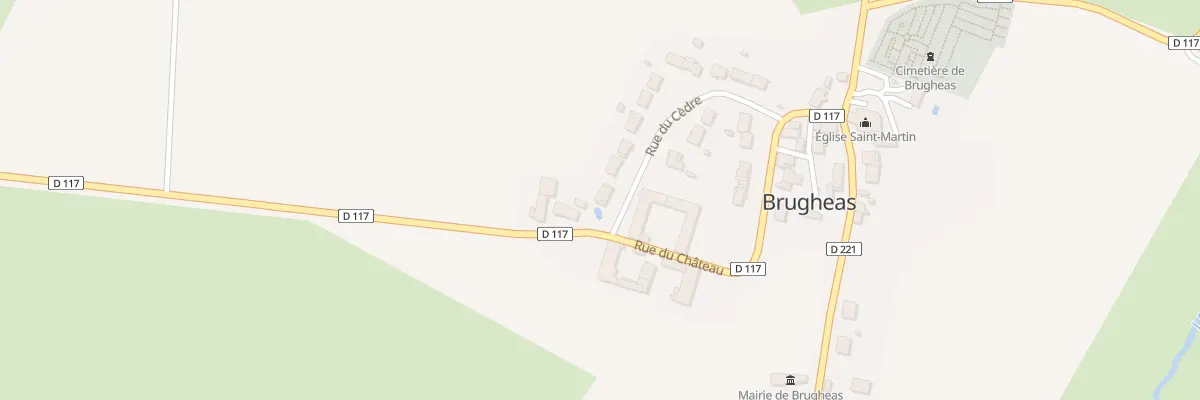 Plan du 22 Rue du Cèdre à Brugheas