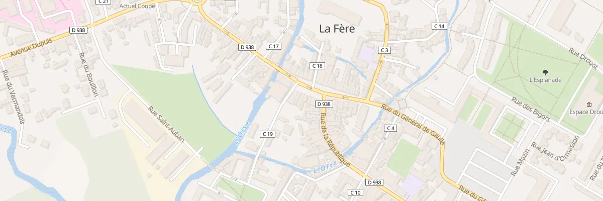 Plan du 19 Pl Paul Doumer à La Fère