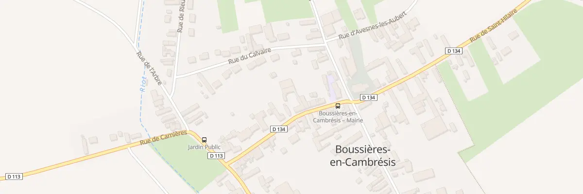 Plan du 8 Rue de l’Eglise à Boussières-en-Cambrésis