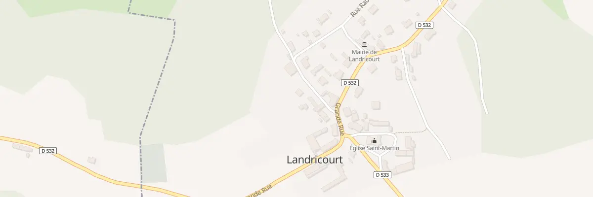 Plan du 3B Rue Raoul Rousseaux à Landricourt