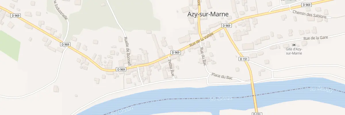 Plan du 24 Rue de la Vallée à Azy-sur-Marne