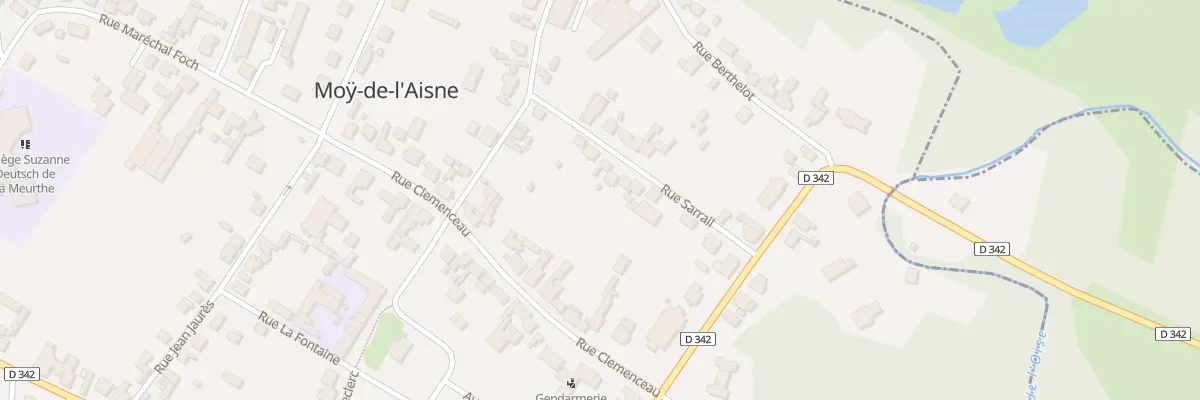 Plan du 11 Rue Sarrail à Moÿ-de-l’Aisne