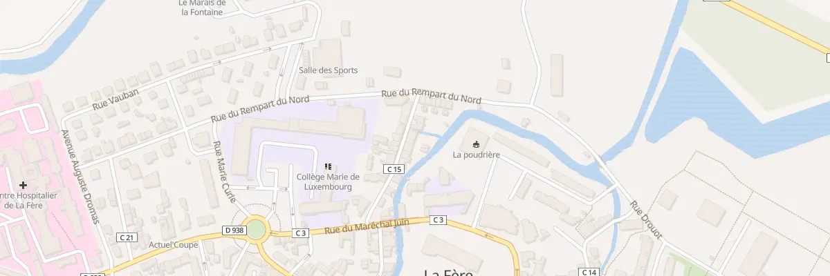 Plan du 18 Rue de Luxembourg à La Fère