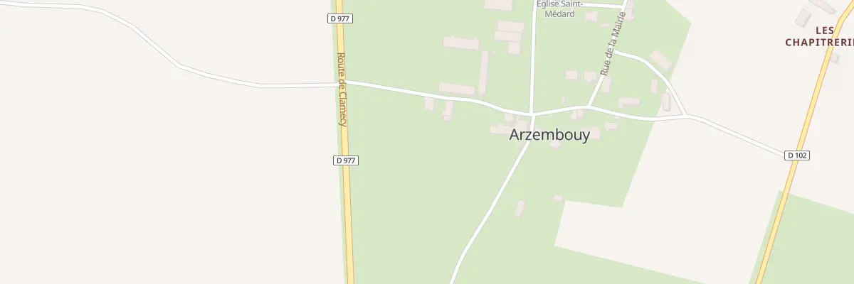 Plan du 9 Le Bourg à Arzembouy