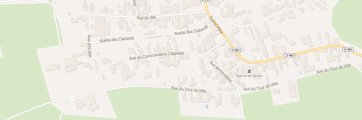 Plan du 9 Rue du Cdt Cappelier à Serain