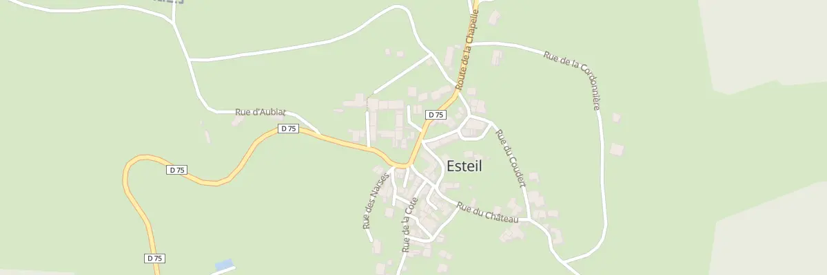 Plan du 2 Rte de la Chapelle à Esteil