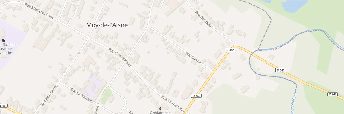 Plan du 9 Rue Sarrail à Moÿ-de-l’Aisne