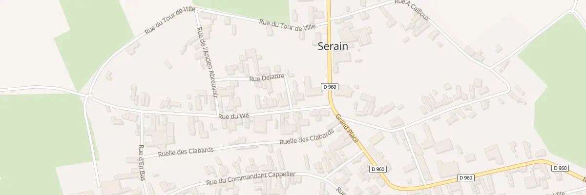 Plan du 4 Rue du Wé à Serain