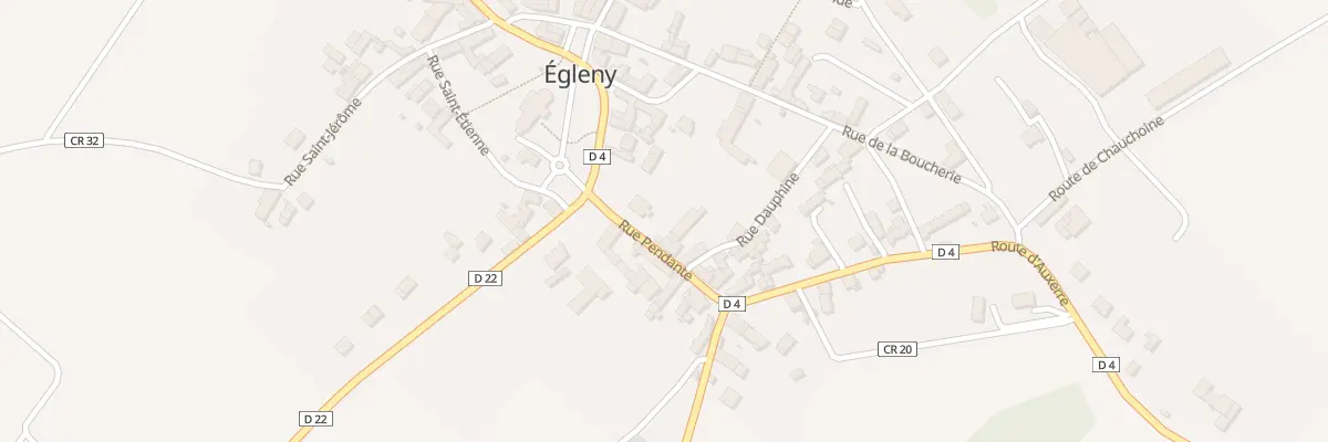 Plan du 1 Rue Pendante à Égleny