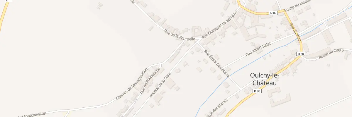 Plan du 12 Av de la Gare à Oulchy-le-Château
