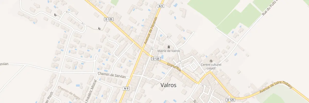 Plan du 83B Av Jean Moulin à Valros
