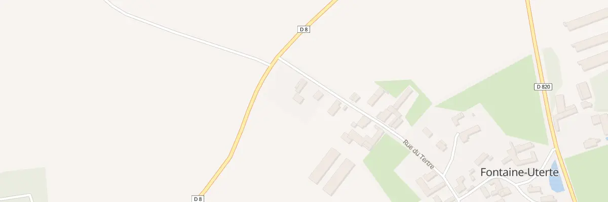 Plan du 599 Rue du Tertre à Fontaine-Uterte