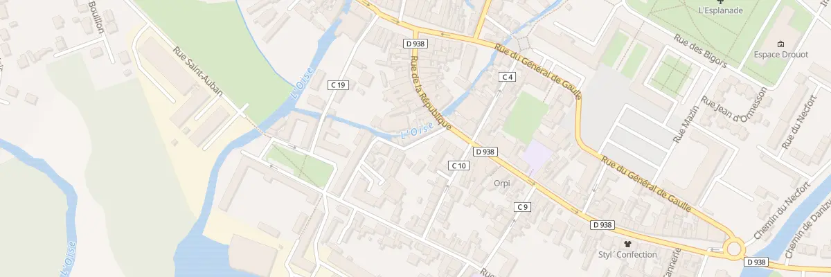 Plan du 6 Rue de la Libération à La Fère