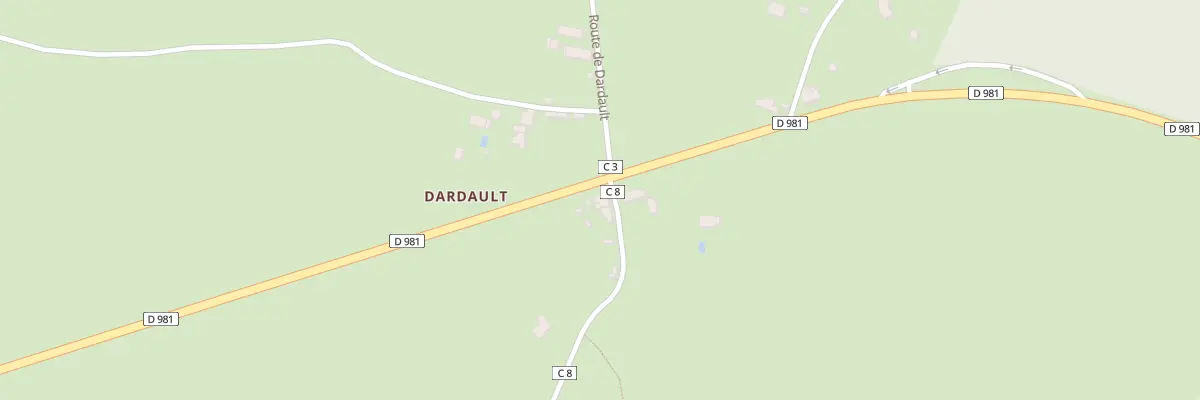 Plan du 14 Dardault à Druy-Parigny