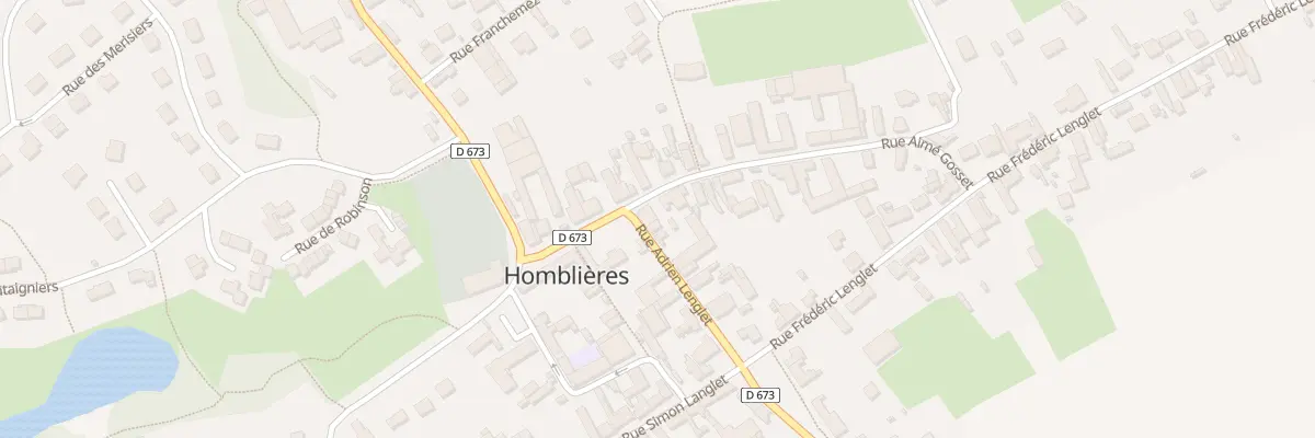 Plan du 8 Rue Aimé Gosset à Homblières