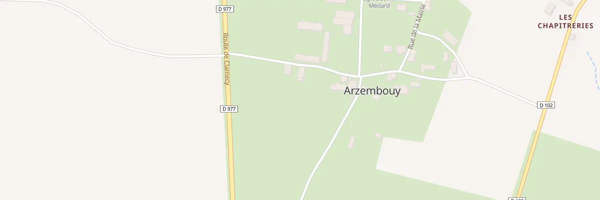 Plan du 10 Le Bourg à Arzembouy