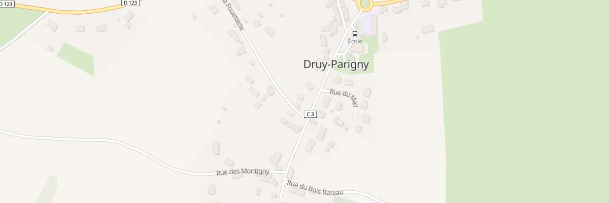 Plan du 10 Rte de Dardault à Druy-Parigny
