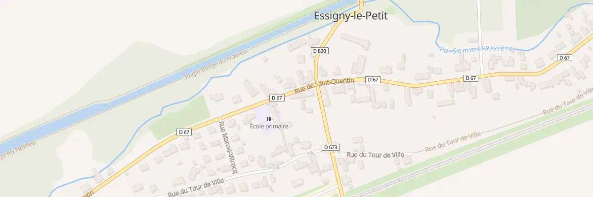 Plan du 673 Rue de St Quentin à Essigny-le-Petit