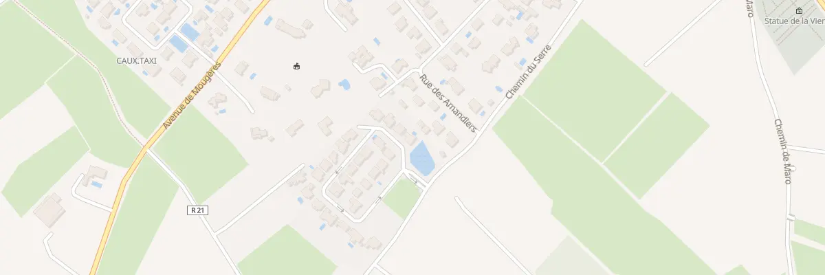 Plan du 66 Rue des Grillons à Caux