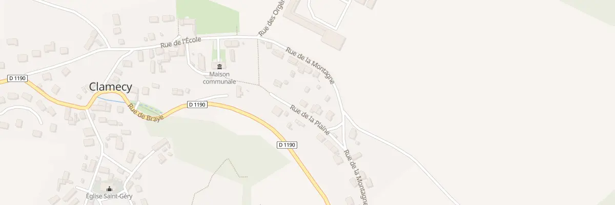 Plan du 4 Rue de la Plaine à Clamecy