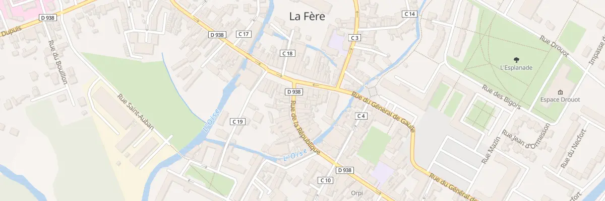 Plan du 3 Rue de la République à La Fère