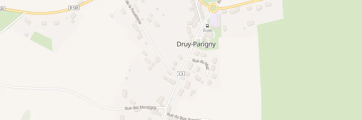 Plan du 8 Rte de Dardault à Druy-Parigny