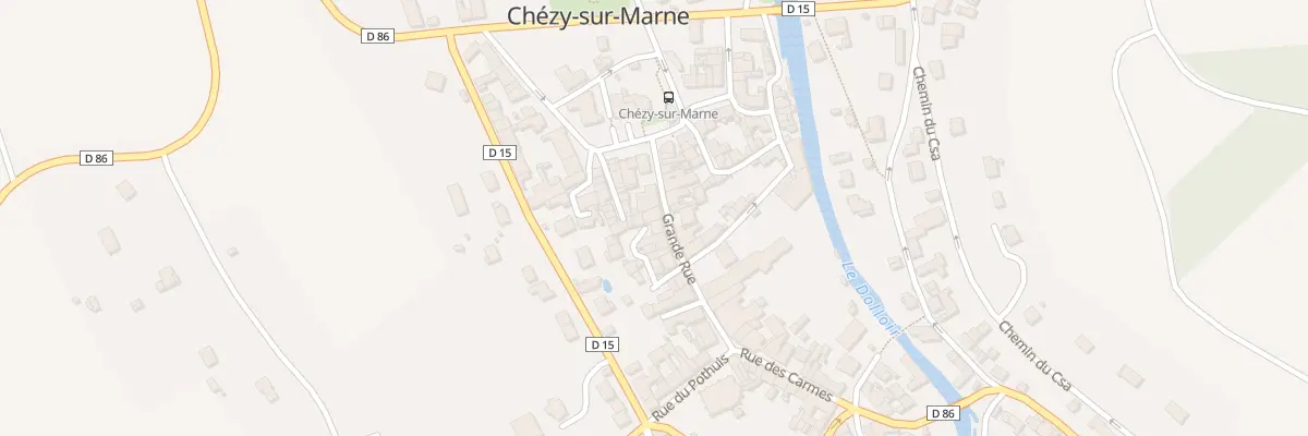 Plan du 6 Vc des Miracles à Chézy-sur-Marne