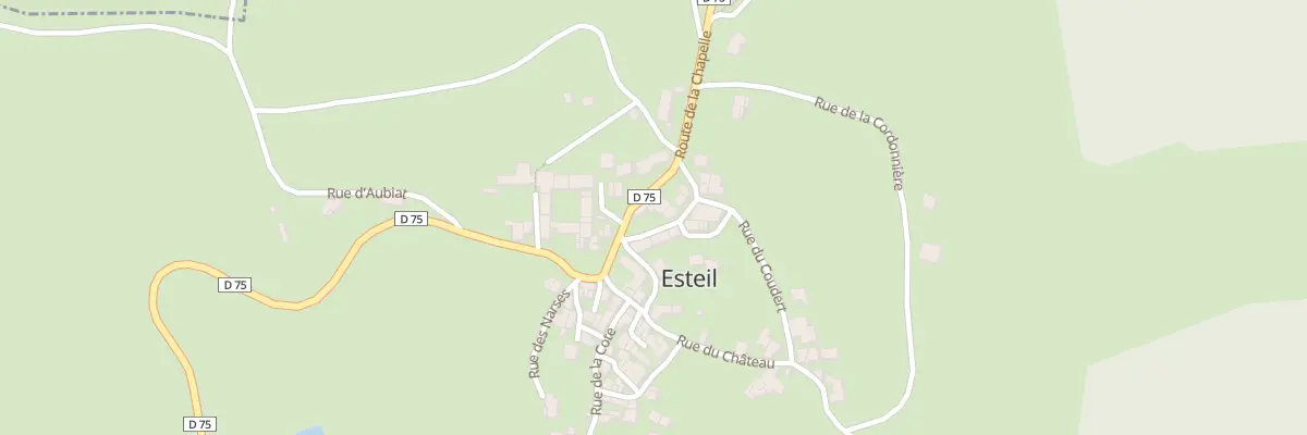 Plan du 1 Rte de la Chapelle à Esteil