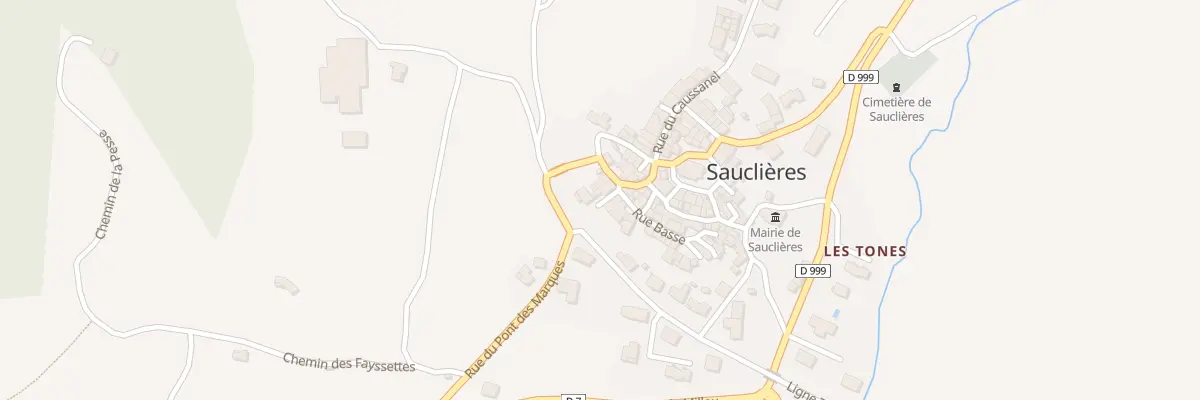 Plan du 5028 Sauclieres à Sauclières
