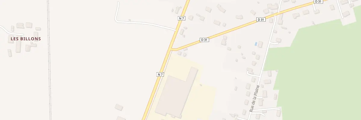 Plan du 2 Rte de Neuilly-le-Réal à Bessay-sur-Allier