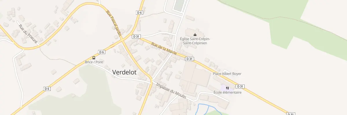 Plan du 6 Rue de la Mairie à Verdelot