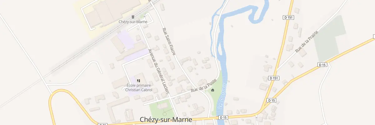 Plan du 8 Rue Saint Fiacre à Chézy-sur-Marne