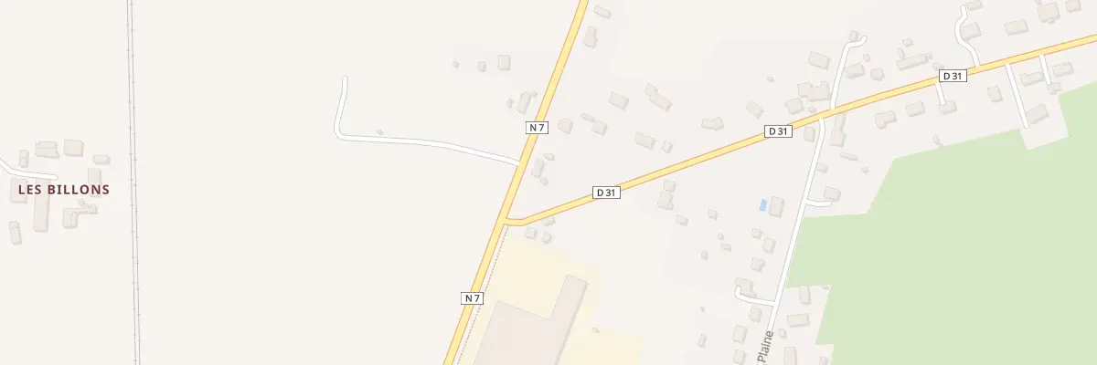 Plan du 48 Rte de Moulins à Bessay-sur-Allier