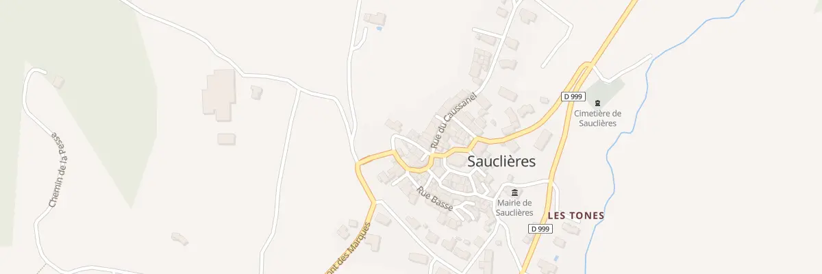 Plan du 5034 Sauclieres à Sauclières
